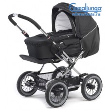СПАЛЬНАЯ КОЛЯСКА EMMALJUNGA sport combi black С ПРОГУЛОЧНЫМ БЛОКОМ