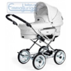СПАЛЬНАЯ КОЛЯСКА Emmaljunga Mondial Duo Combi White Leatherette