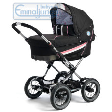 Спальная коляска Emmaljunga Edge Duo Combi PP Black Pink