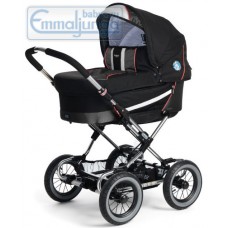 Спальная коляска Emmaljunga Edge Duo Combi PP Black Red