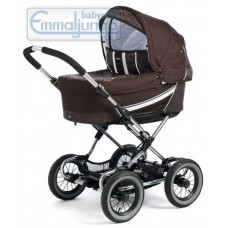 Спальная коляска Emmaljunga Edge Duo Combi Brown Flowers