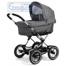 Спальная коляска Emmaljunga Edge Duo Combi Grey Carbonite