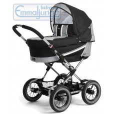Спальная коляска Emmaljunga Edge Duo Combi Silver Check