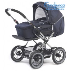 СПАЛЬНАЯ КОЛЯСКА EMMALJUNGA sport combi navy С ПРОГУЛОЧНЫМ БЛОКОМ