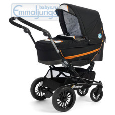 Спальная коляска Emmaljunga City Korg Black Orange Спальная коляска Emmaljunga City Korg Black Orange