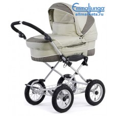 СПАЛЬНАЯ КОЛЯСКА EMMALJUNGA smart duo combi copper С ПРОГУЛОЧНЫМ БЛОКОМ