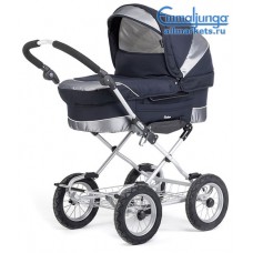 СПАЛЬНАЯ КОЛЯСКА EMMALJUNGA smart duo combi moon light С ПРОГУЛОЧНЫМ БЛОКОМ