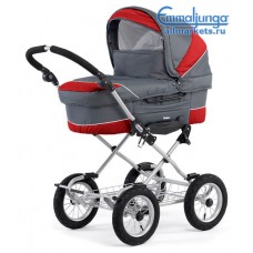 СПАЛЬНАЯ КОЛЯСКА EMMALJUNGA smart duo combi racing red С ПРОГУЛОЧНЫМ БЛОКОМ