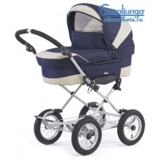 СПАЛЬНАЯ КОЛЯСКА EMMALJUNGA smart duo combi soft beige С ПРОГУЛОЧНЫМ БЛОКОМ