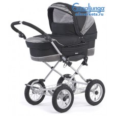 СПАЛЬНАЯ КОЛЯСКА EMMALJUNGA smart duo combi sport carbon С ПРОГУЛОЧНЫМ БЛОКОМ