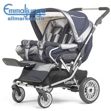 ПРОГУЛОЧНАЯ КОЛЯСКА ДЛЯ ДВОЙНИ EMMALUNGA twin cerox moon light