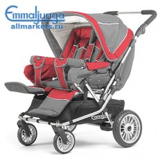 ПРОГУЛОЧНАЯ КОЛЯСКА ДЛЯ ДВОЙНИ EMMALUNGA twin cerox racing red