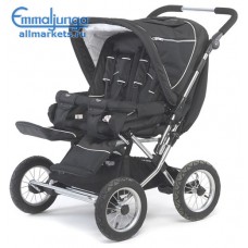 ПРОГУЛОЧНАЯ КОЛЯСКА ДЛЯ ДВОЙНИ EMMALJUNGA twin cerox black ПРОГУЛОЧНАЯ КОЛЯСКА ДЛЯ ДВОЙНИ EMMALJUNGA twin cerox black