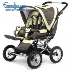 ПРОГУЛОЧНАЯ КОЛЯСКА ДЛЯ ДВОЙНИ EMMALJUNGA twin cerox jungle lime ПРОГУЛОЧНАЯ КОЛЯСКА ДЛЯ ДВОЙНИ EMMALJUNGA twin cerox jungle lime