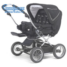 ПРОГУЛОЧНАЯ КОЛЯСКА ДЛЯ ДВОЙНИ EMMALJUNGA twin city cross black ПРОГУЛОЧНАЯ КОЛЯСКА ДЛЯ ДВОЙНИ EMMALJUNGA twin city cross black