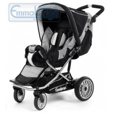 Прогулочная коляска Emmaljunga Scooter S Silver Check