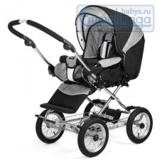 Прогулочная коляска Emmaljunga Classic Sport Silver Check
