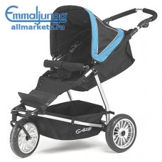 ТРЕХКОЛЕСНАЯ ПРОГУЛОЧНАЯ КОЛЯСКА EMMALJUNGA CANGAROO COBALT BLUE