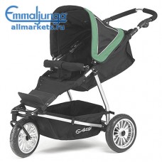 ТРЕХКОЛЕСНАЯ ПРОГУЛОЧНАЯ КОЛЯСКА EMMALJUNGA CANGAROO MELON GREEN