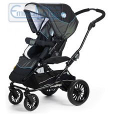 Прогулочная коляска Emmaljunga Ozone City PP Black Blue