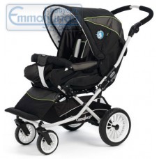 Прогулочная коляска Emmaljunga Nitro City PP Black Lime