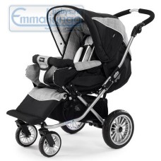 Прогулочная коляска Emmaljunga Nitro City Silver Check