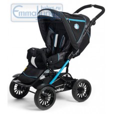Прогулочная коляска Emmaljunga Scooter PP Black Blue